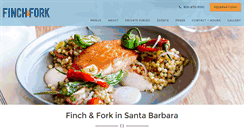 Desktop Screenshot of finchandforkrestaurant.com